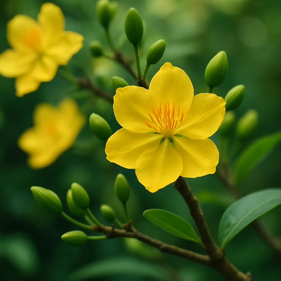 Yellow Ochna Blossom Accord